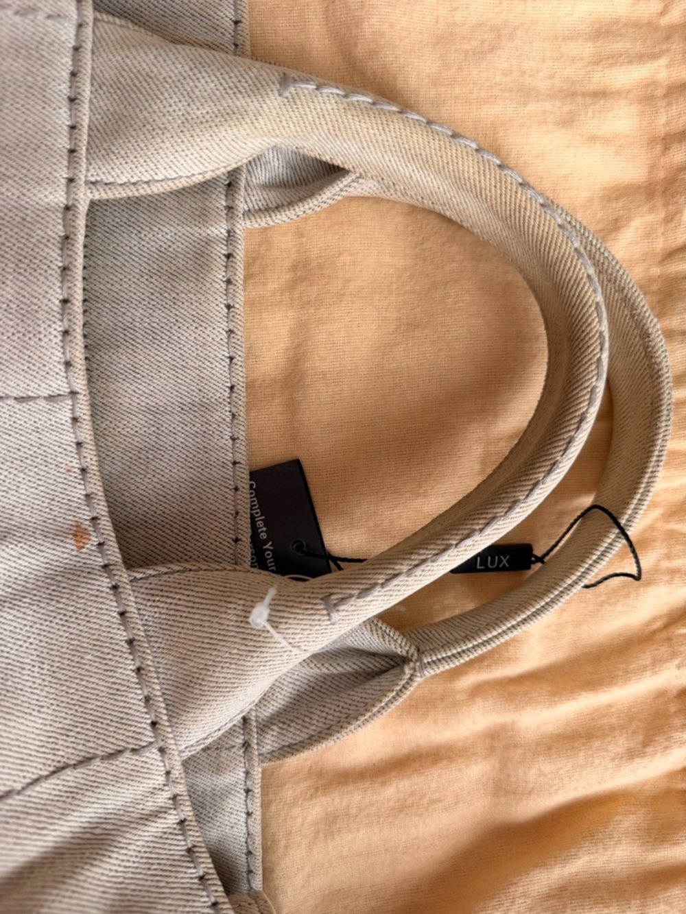 Authentic Project Prada Denim Tote with Gold Hardware - Picture 13 of 14